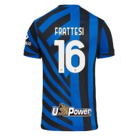 Camisa de Futebol Inter Milan Davide Frattesi #16 Equipamento Principal 2024-25 Manga Curta